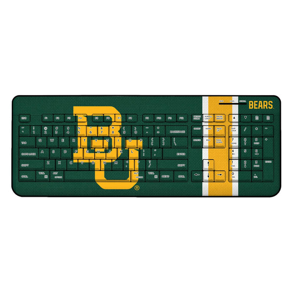 Baylor Bears Stripe Wireless USB Keyboard