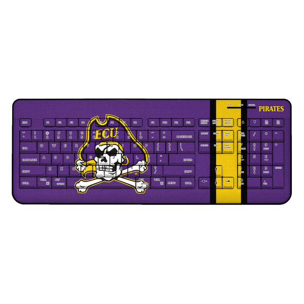 East Carolina Pirates Stripe Wireless USB Keyboard