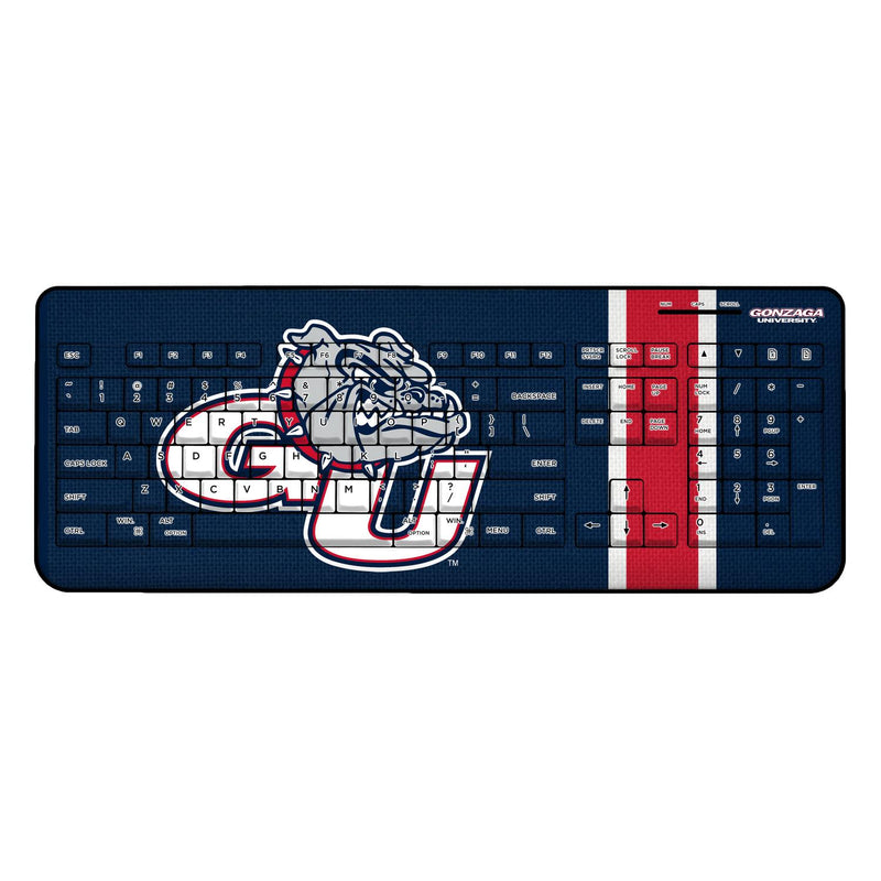 Gonzaga Bulldogs Stripe Wireless USB Keyboard