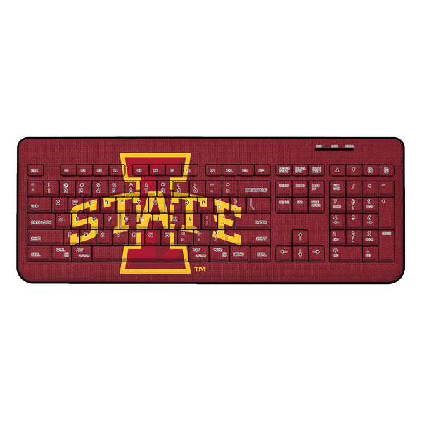 Iowa State Cyclones Solid Wireless USB Keyboard