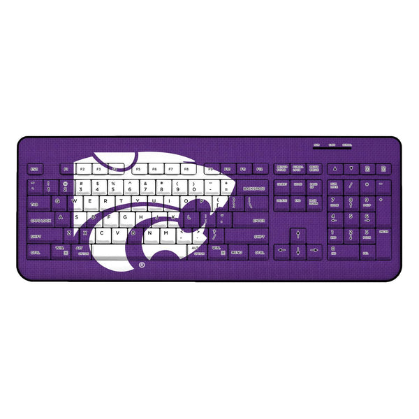 Kansas State Wildcats Solid Wireless USB Keyboard