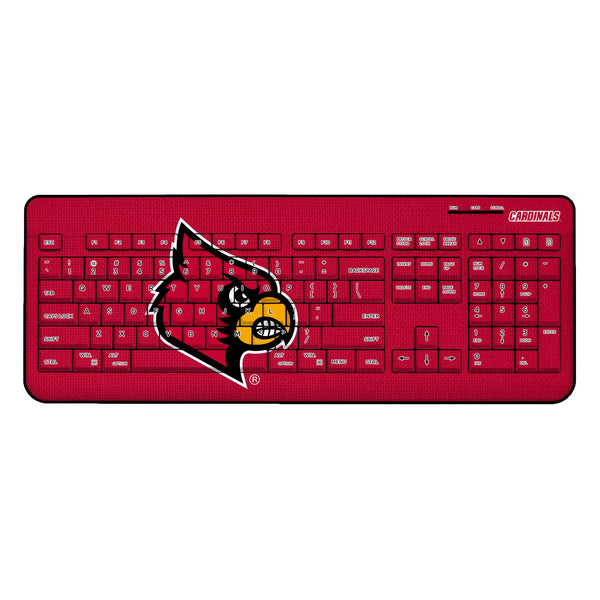 Louisville Cardinals Solid Wireless USB Keyboard
