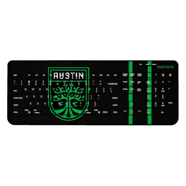 Austin FC  Stripe Wireless USB Keyboard