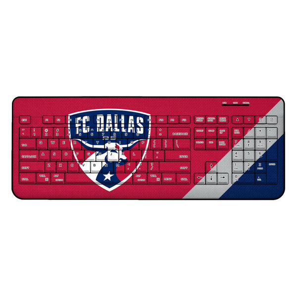 FC Dallas  Diagonal Stripe Wireless USB Keyboard