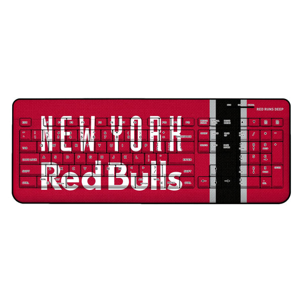 New York Red Bulls  Stripe Wireless USB Keyboard