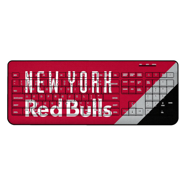 New York Red Bulls  Diagonal Stripe Wireless USB Keyboard