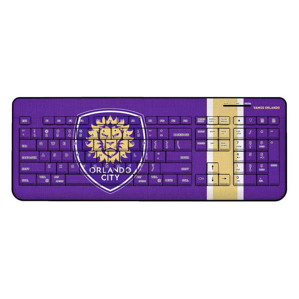 Orlando City Soccer Club  Stripe Wireless USB Keyboard