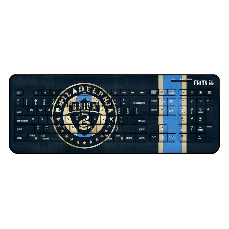 Philadelphia Union   Stripe Wireless USB Keyboard