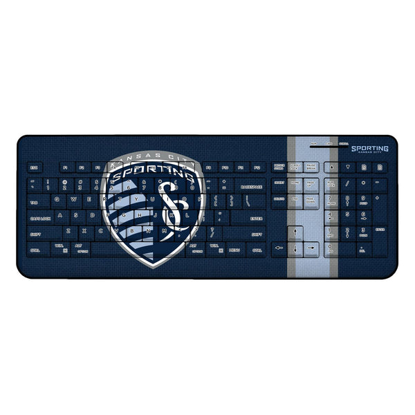 Sporting Kansas City   Stripe Wireless USB Keyboard