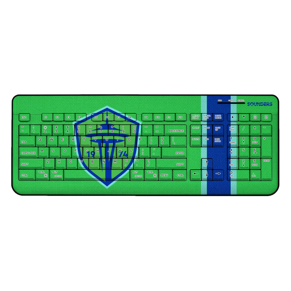 Seattle Sounders FC   Stripe Wireless USB Keyboard
