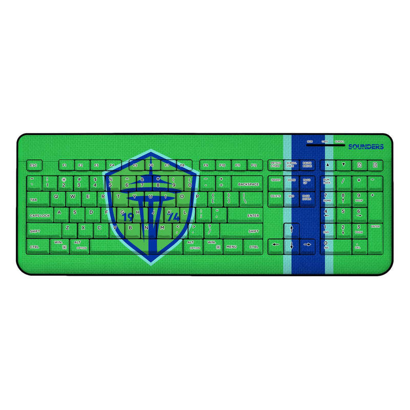 Seattle Sounders FC   Stripe Wireless USB Keyboard