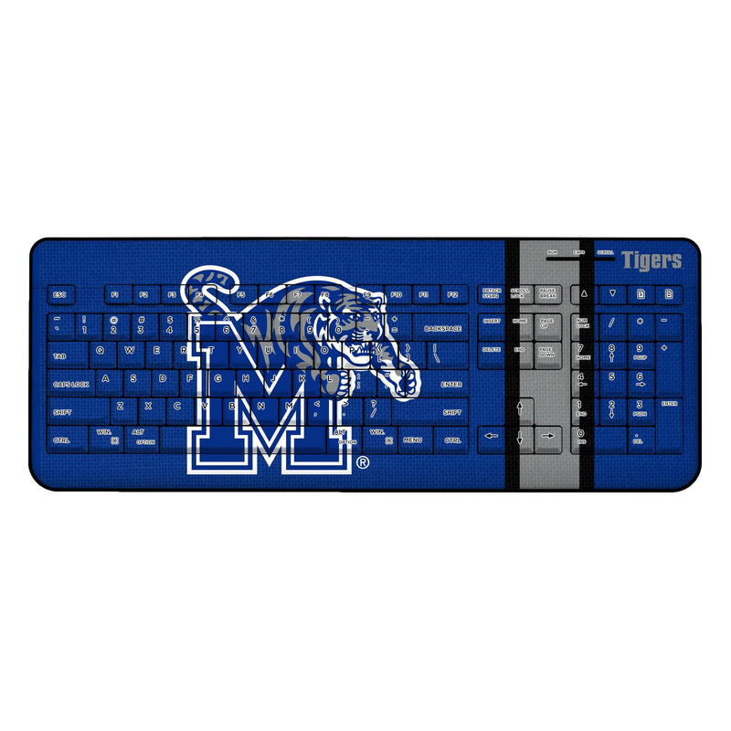 Memphis Tigers Stripe Wireless USB Keyboard