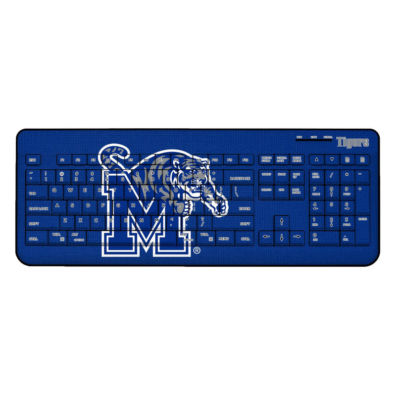 Memphis Tigers Solid Wireless USB Keyboard