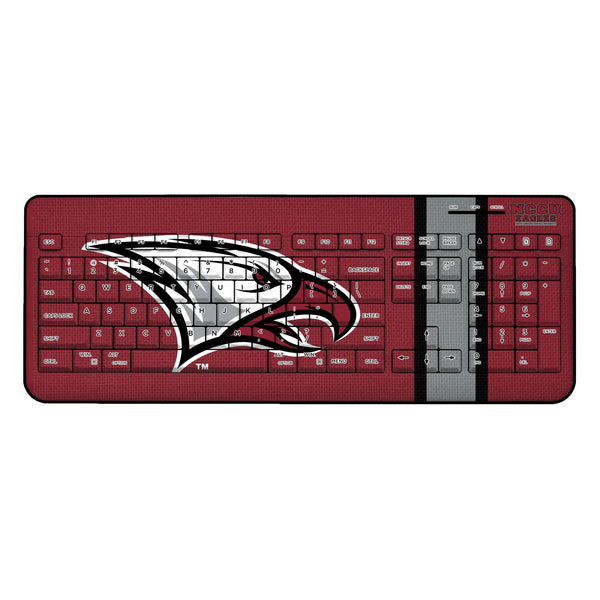 North Carolina Central Eagles Stripe Wireless USB Keyboard