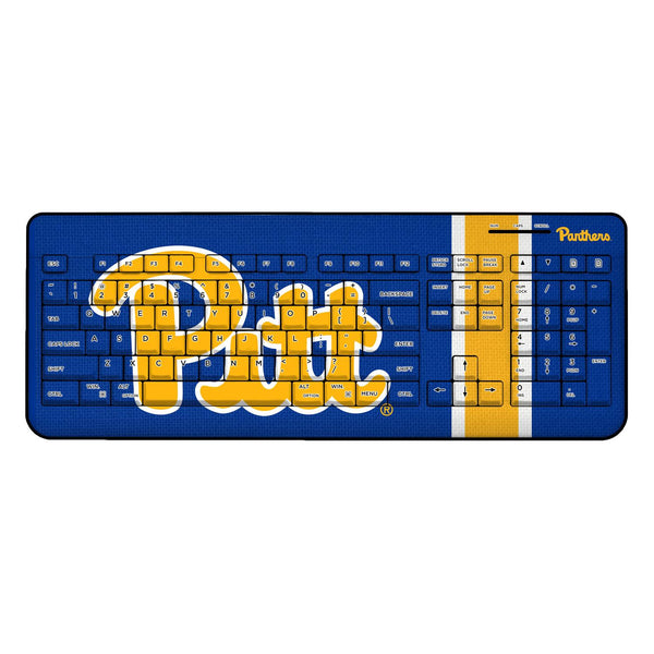 Pittsburgh Panthers Stripe Wireless USB Keyboard