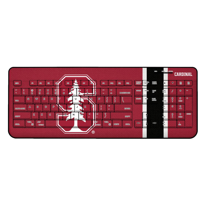 Stanford Cardinal Stripe Wireless USB Keyboard