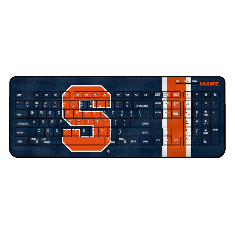 Syracuse Orange Stripe Wireless USB Keyboard