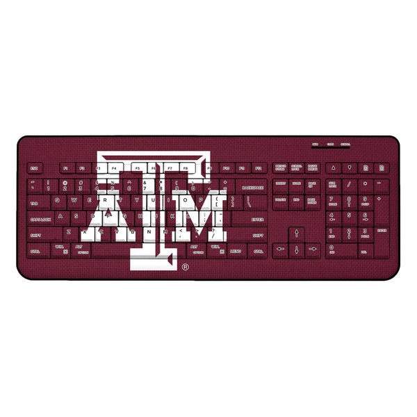 Texas A&M Aggies Solid Wireless USB Keyboard