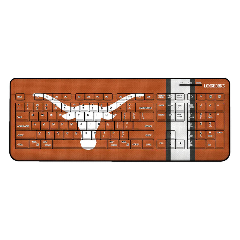Texas Longhorns Stripe Wireless USB Keyboard