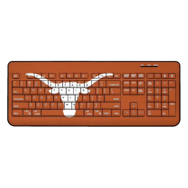 Texas Longhorns Solid Wireless USB Keyboard