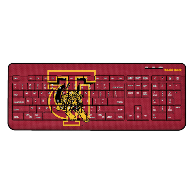 Tuskegee Golden Tigers Solid Wireless USB Keyboard