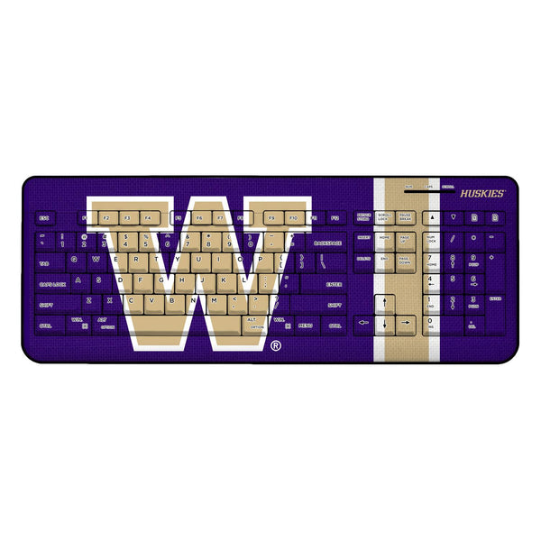 Washington Huskies Stripe Wireless USB Keyboard
