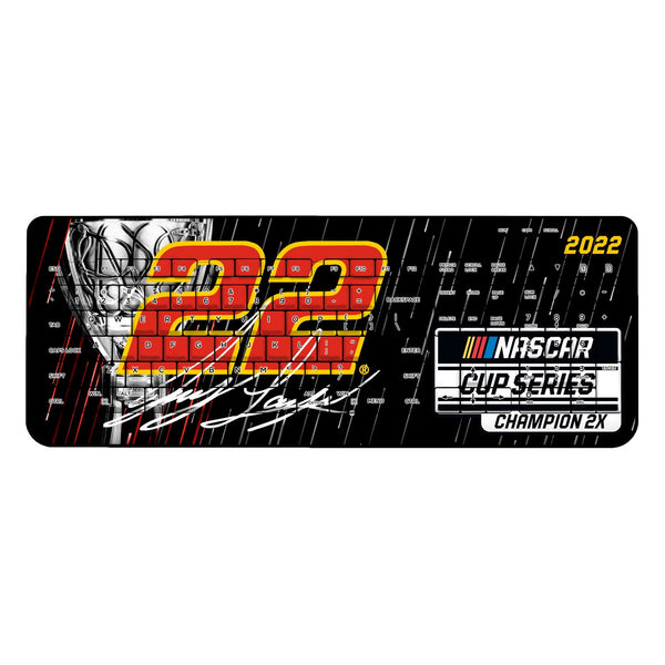 Joey Logano Penske 22 2022 NASCAR Champ Wireless USB Keyboard