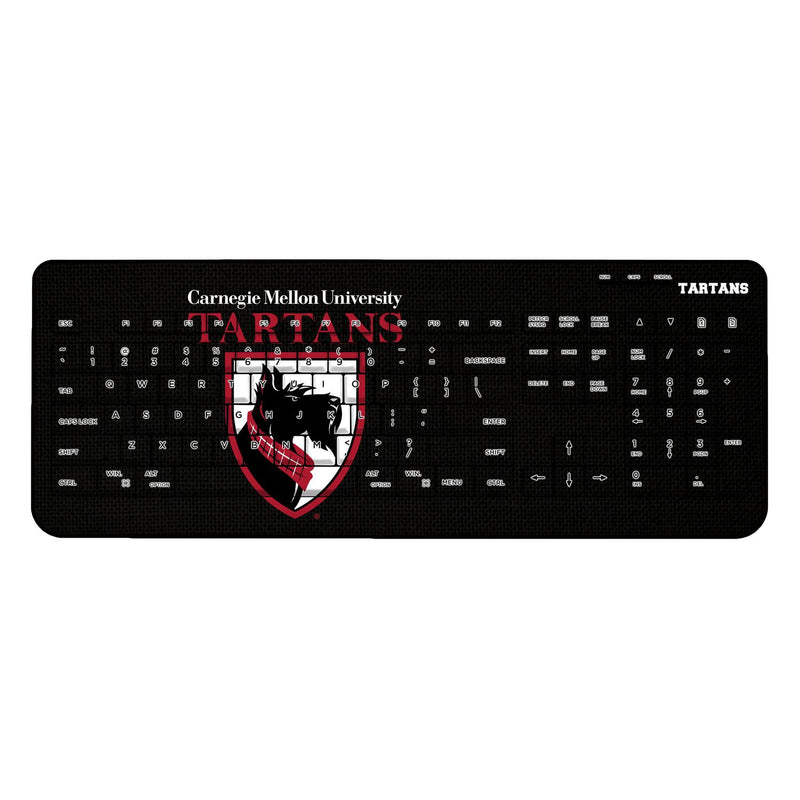 Carnegie Mellon Tartans Solid Wireless USB Keyboard
