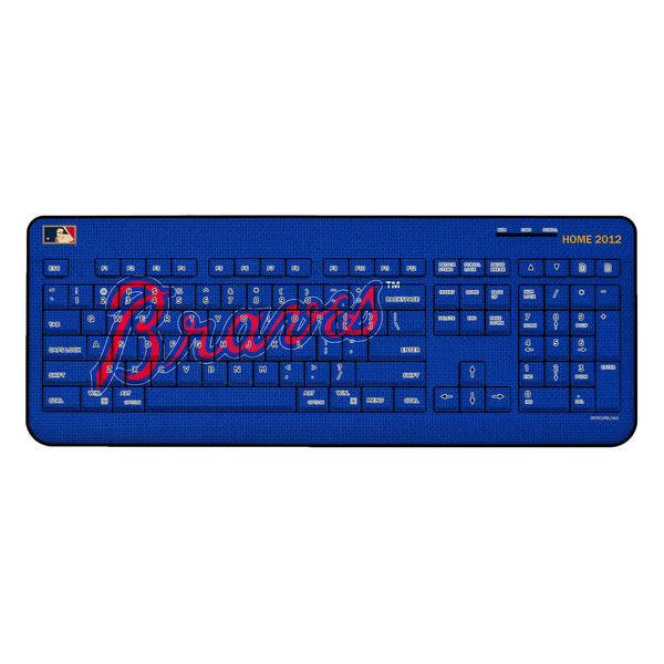 Atlanta Braves Home 2012 - Cooperstown Collection Solid Wireless USB Keyboard