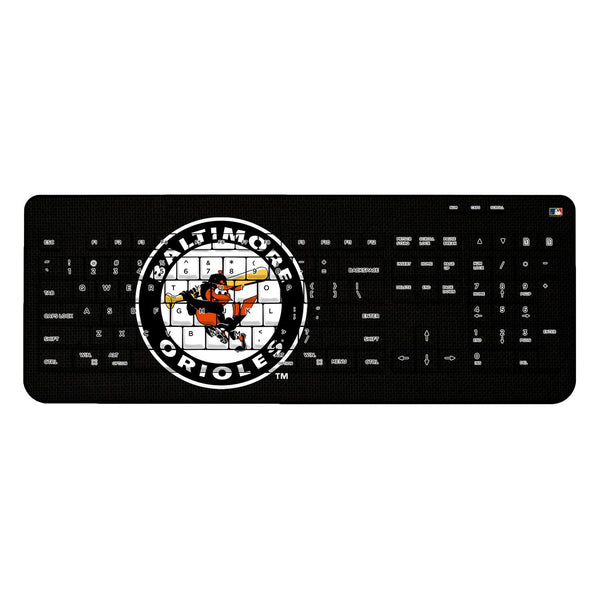 Baltimore Orioles 1966-1969 - Cooperstown Collection Solid Wireless USB Keyboard