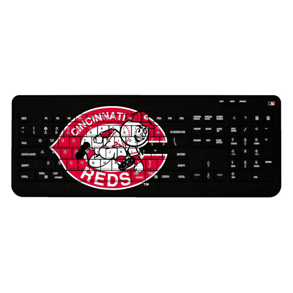Cincinnati Reds 1974-1992 - Cooperstown Collection Solid Wireless USB Keyboard