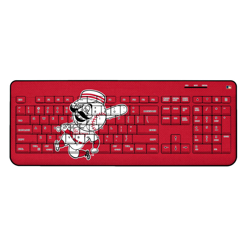 Cincinnati Reds 1953-1967 - Cooperstown Collection Solid Wireless USB Keyboard