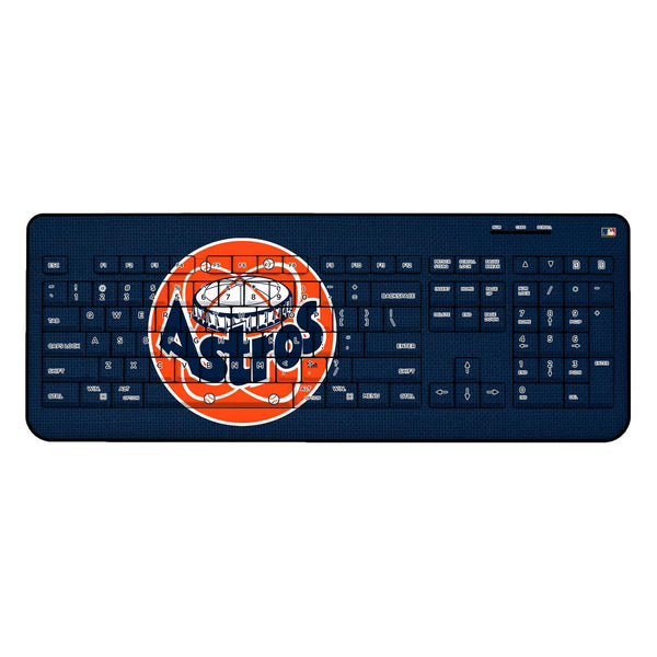 Houston Astros 1977-1993 - Cooperstown Collection Solid Wireless USB Keyboard