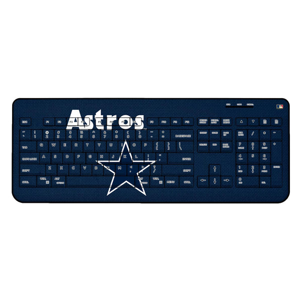 Houston Astros 1975-1981 - Cooperstown Collection Solid Wireless USB Keyboard