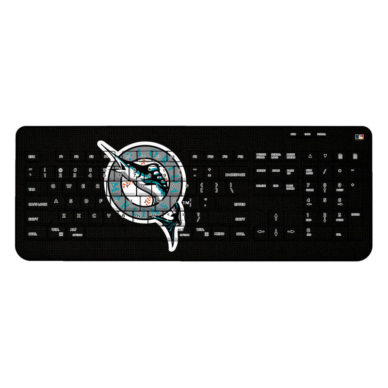 Miami Marlins 1993-2011 - Cooperstown Collection Solid Wireless USB Keyboard