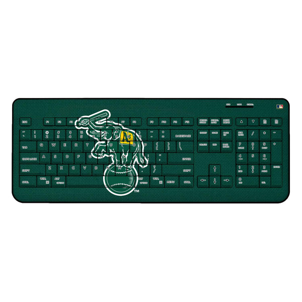 Oakland As  Home 1988 - Cooperstown Collection Solid Wireless USB Keyboard