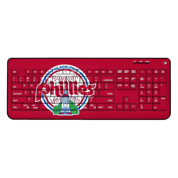 Philadelphia Phillies 1984-1991 - Cooperstown Collection Solid Wireless USB Keyboard