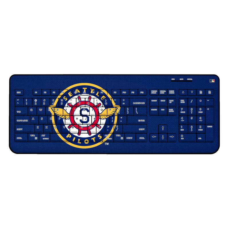 Seattle Pilots 1969 - Cooperstown Collection Solid Wireless USB Keyboard