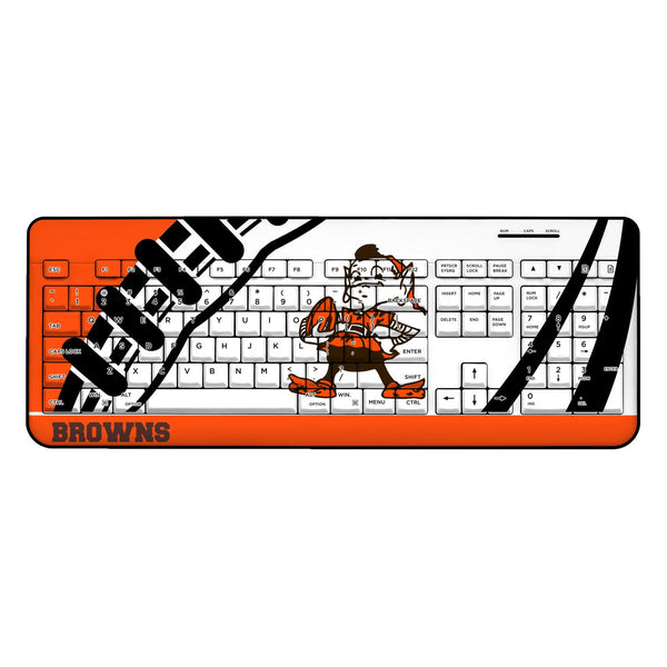 Cleveland Browns Historic Collection Passtime Wireless USB Keyboard