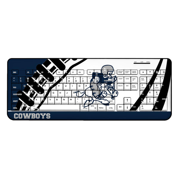 Dallas Cowboys 1966-1969 Historic Collection Passtime Wireless USB Keyboard