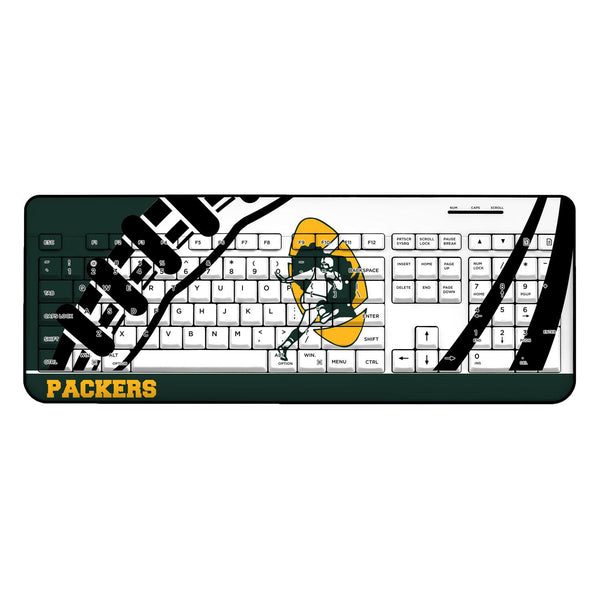 Green Bay Packers Historic Collection Passtime Wireless USB Keyboard