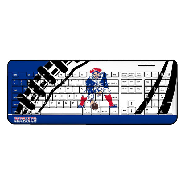 New England Patriots Historic Collection Passtime Wireless USB Keyboard