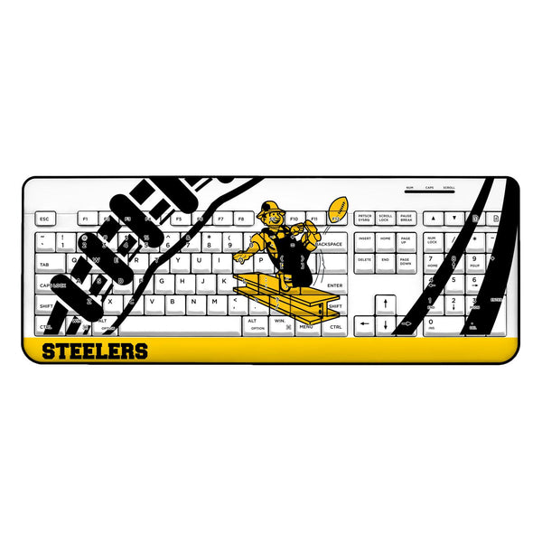 Pittsburgh Steelers 1961 Historic Collection Passtime Wireless USB Keyboard