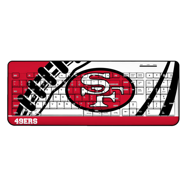 San Francisco 49ers Historic Collection Passtime Wireless USB Keyboard
