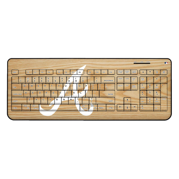 Atlanta Braves Baseball Bat Wireless USB Keyboard