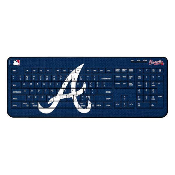 Atlanta Braves Solid Wireless USB Keyboard