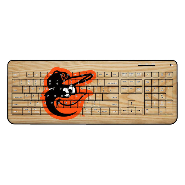 Baltimore Orioles Baseball Bat Wireless USB Keyboard