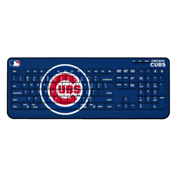 Chicago Cubs Solid Wireless USB Keyboard