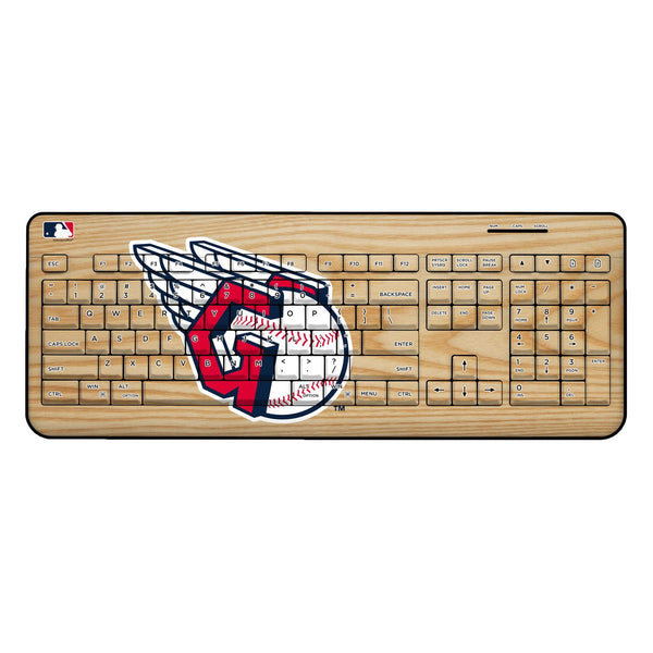 Cleveland Guardians Baseball Bat Wireless USB Keyboard