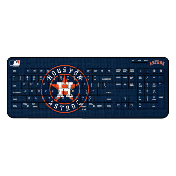 Houston Astros Solid Wireless USB Keyboard